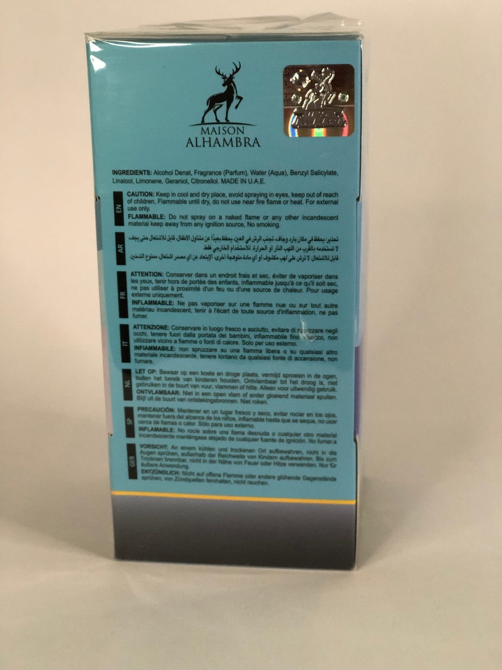 Jean Lowe Azure Maison Alhambra - Frasco Original 100ml