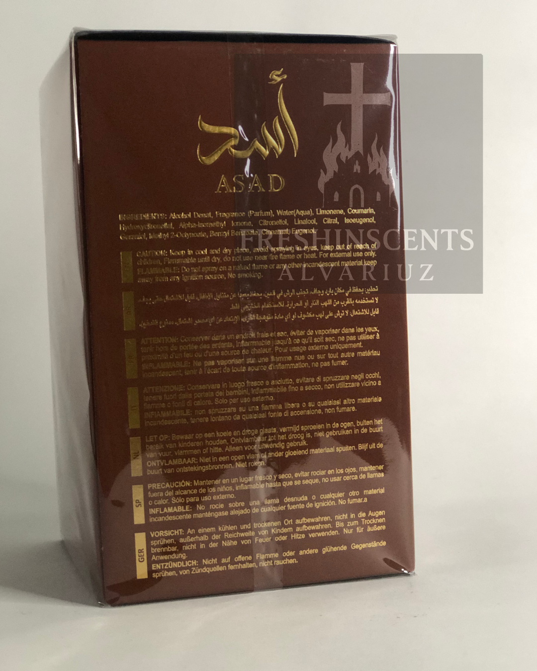 Asad Bourbon 100ml Full Bottle Sellada